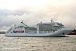 ID 6762 SILVER SPIRIT (2009/36009gt/IMO 9437866) on her inaugural 119-night round-the-world cruise, the latest addition to the Silverseas Cruises fleet, makes her maiden call at the Port of Auckland, New...